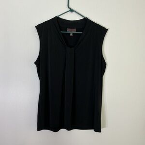 Dana Buchman Elegant Black Blouse